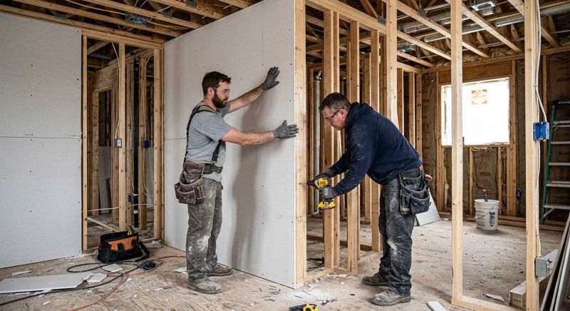 Garage Wallboard Installation in Overland Park, KS