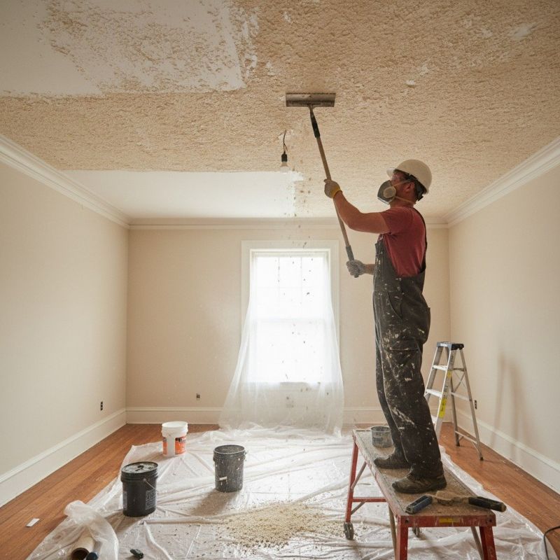 Knockdown Ceiling Removal in Austin, TX