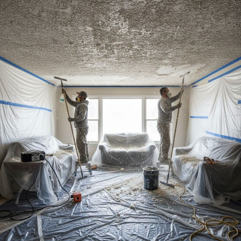 Stipple Ceiling Removal in Kansas City, MO